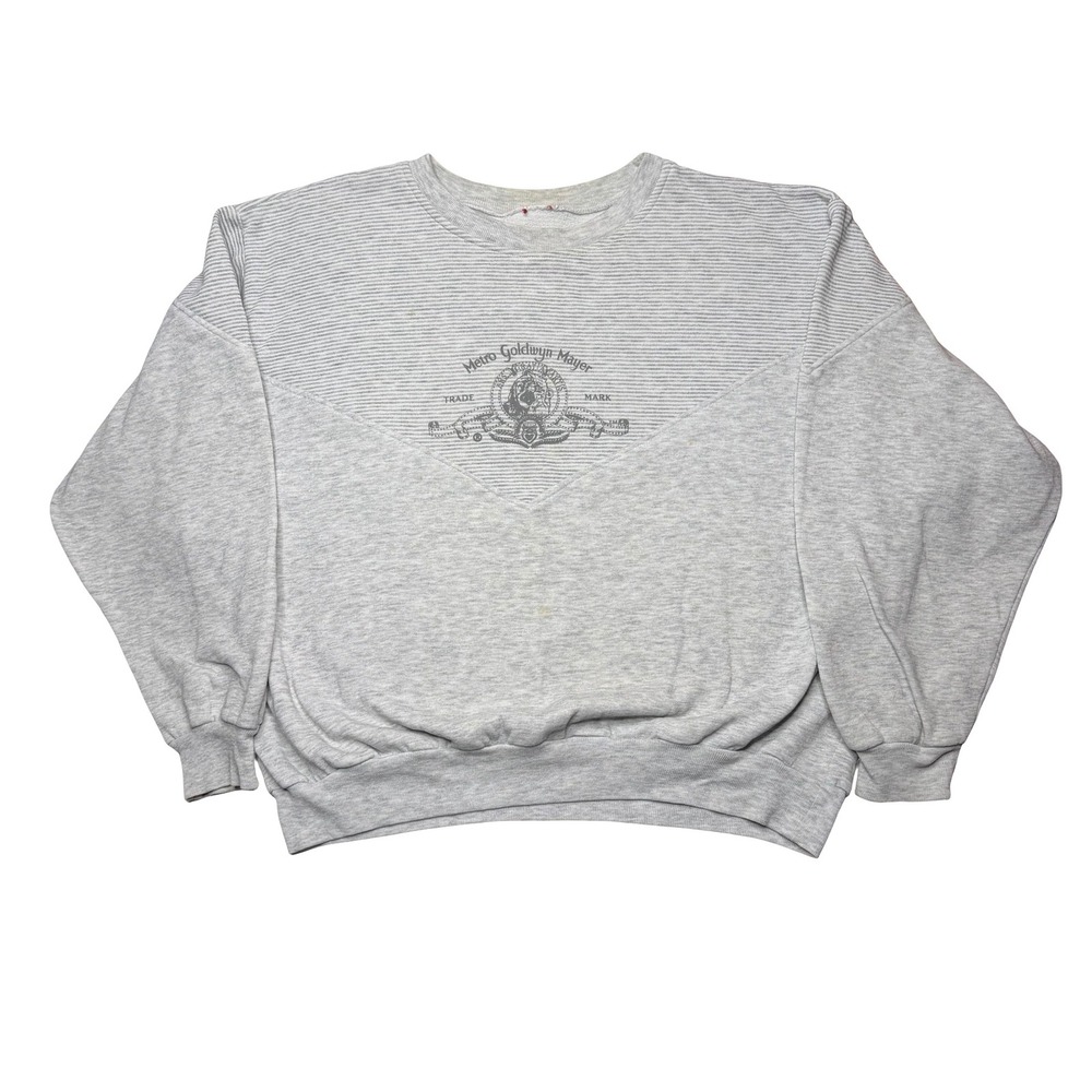 Vintage 90s MGM movie film cropped look sweater